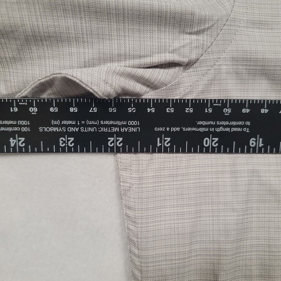 Twillory Untuck(able) Men's Button Down Long Sleeve Stretch Shirt M-L Gray - Picture 5 of 10